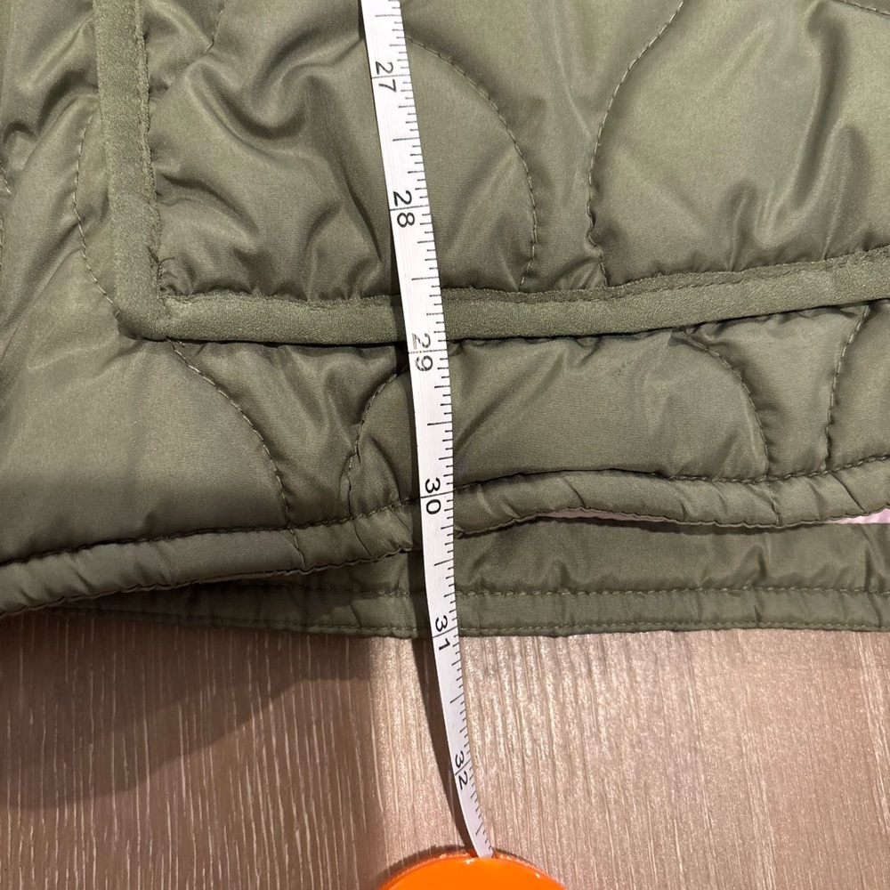 J. Crew Green Quilted Puffer Jacket - Picture 4 of 7